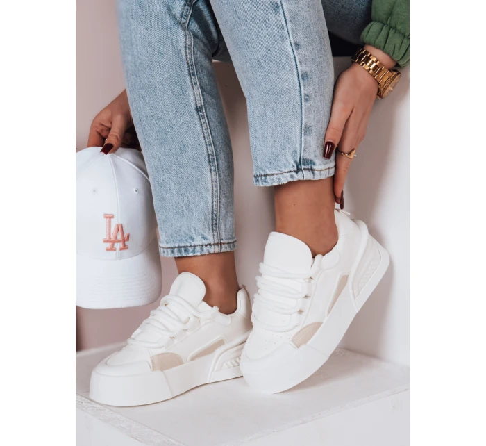 Dámske tenisky na platforme KICKON white FashionStreet ZY0647 Dámske tenisky na platforme KICKON white FashionStreet ZY0647