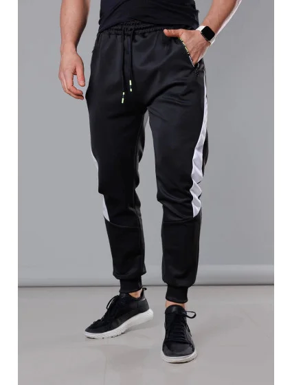 pánské teplákové kalhoty se vsadkami model 18347875 - J.STYLE pánské teplákové kalhoty se vsadkami model 18347875 - J.STYLE