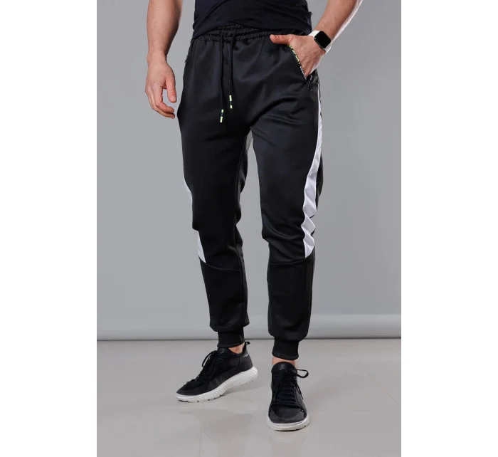 pánské teplákové kalhoty se vsadkami model 18347875 - J.STYLE pánské teplákové kalhoty se vsadkami model 18347875 - J.STYLE