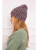 Veselá fleecová čiapka K225 červená + modrá