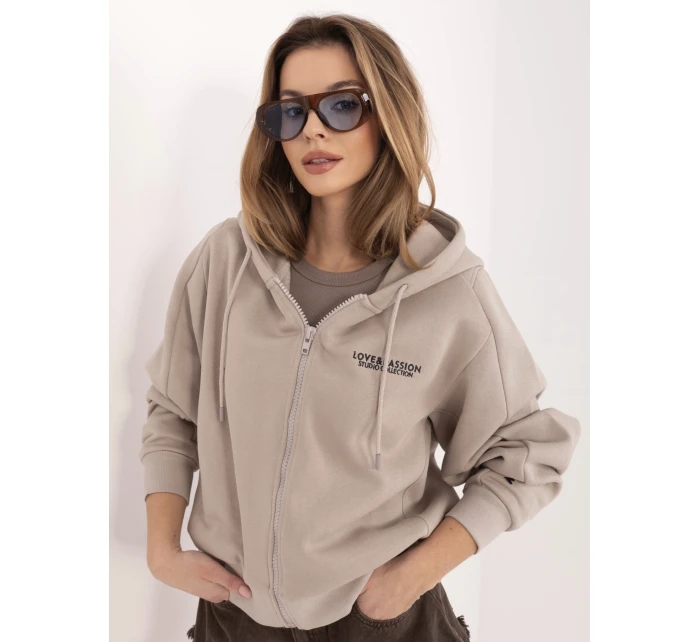 Bluza model 22020733 beżowy - FPrice Bluza model 22020733 beżowy - FPrice