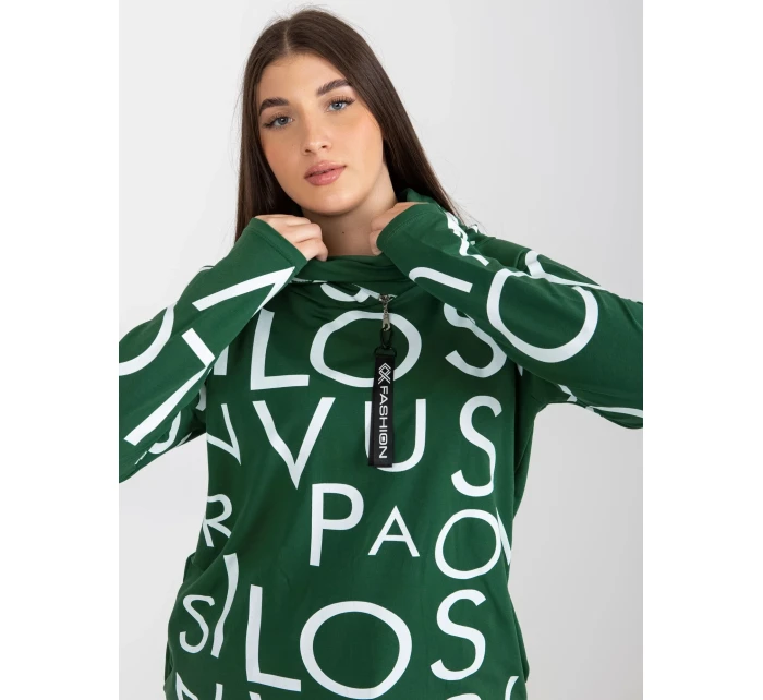 Dámská mikina RV BL tmavě zelená model 17821438 - FPrice Dámská mikina RV BL tmavě zelená model 17821438 - FPrice