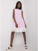 Dámské šaty model 18619349 světle fialová - FPrice
