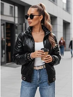 Dámská bunda bomber TY5292 černá - FashionStreet Dámská bunda bomber TY5292 černá - FashionStreet