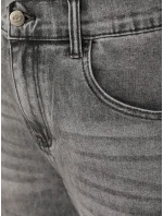 Jeansy damskie mom fit z wysokim stanem szare model 22014078 - FashionStreet