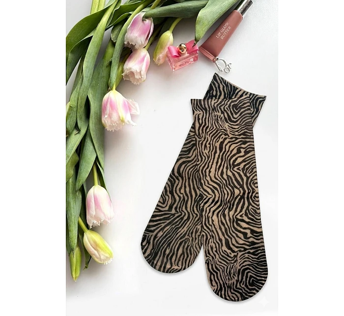 Dámske vzorované ponožky Magnetism lycra 20 den