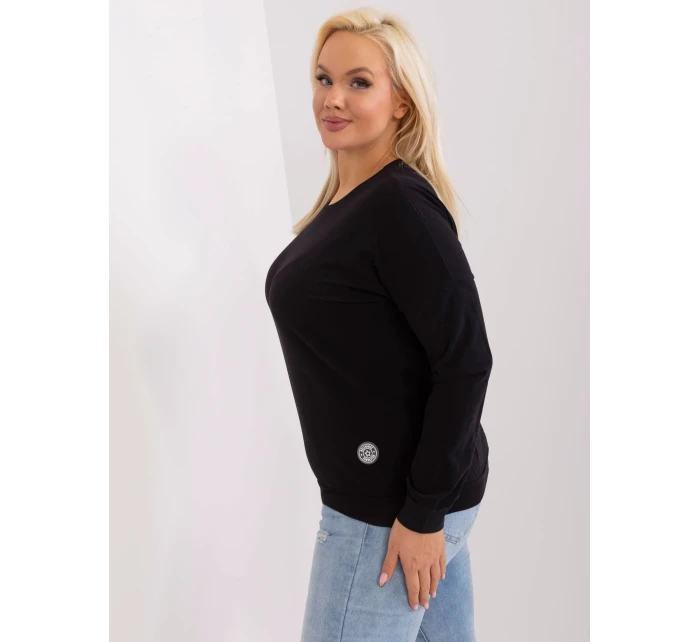 Blúzka RV BZ 9258.22 čierna farba Blúzka RV BZ 9258.22 čierna farba