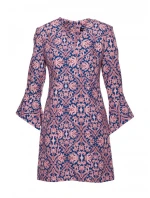 model 21296058 Šaty s potiskem a širokými manžetami model 3 - Moe