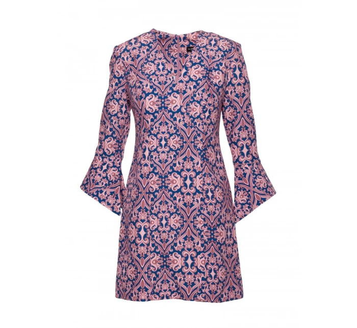 model 21296058 Šaty s potiskem a širokými manžetami model 3 - Moe