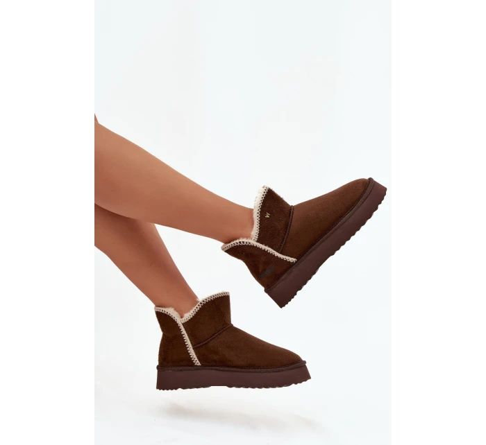 Dámske snežnice Wrangler Platform - Chocolate Dámske snežnice Wrangler Platform - Chocolate
