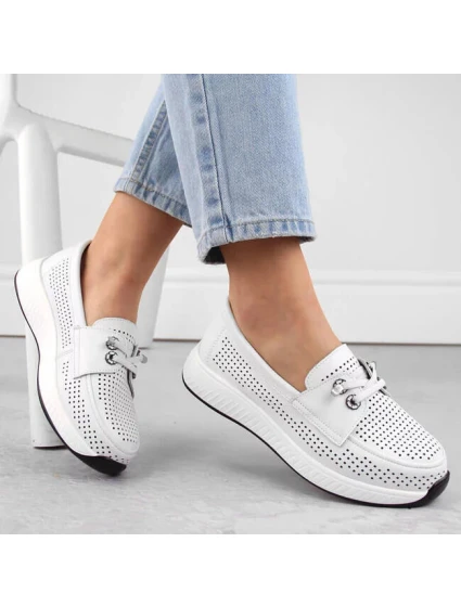 Dámské polobotky W  Bílá Artiker model 20141263 - Inello