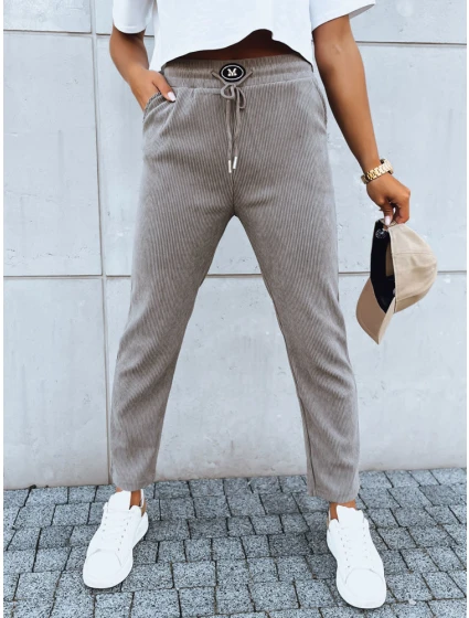 Dámske tepláky STARLUXE dark beige FashionStreet UY1648 Dámske tepláky STARLUXE dark beige FashionStreet UY1648