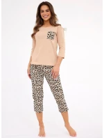 model 21178385 Panther 4 3/4 S2XL dámské pyžamo - Cornette