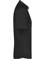 JN 679 Popelínová halenka s krátkým rukávem model 22488230 black - Daiber JN 679 Popelínová halenka s krátkým rukávem model 22488230 black - Daiber