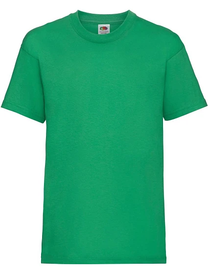 Fruit of the Loom Kids Valueweight T Detské tričko 16.1033 kelly green Fruit of the Loom Kids Valueweight T Detské tričko 16.1033 kelly green