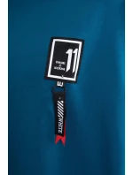 Oversize mikina s asymetrickými bokmi námornícka modrá