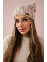 Milano fleecová čiapka K203 svetlo béžová