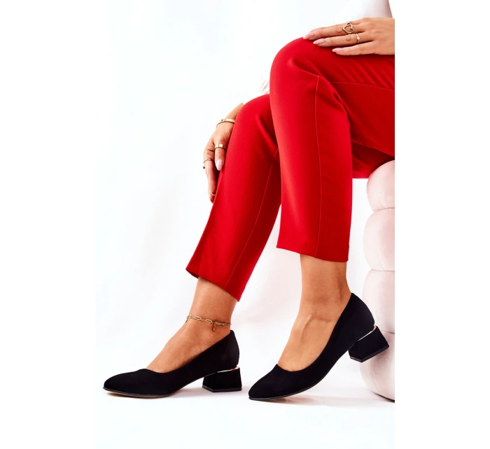 Semišové lodičky Lewski model 21571536 Černé - Boto