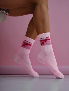 Dámské ponožky  Růžové model 22044892 - Milena