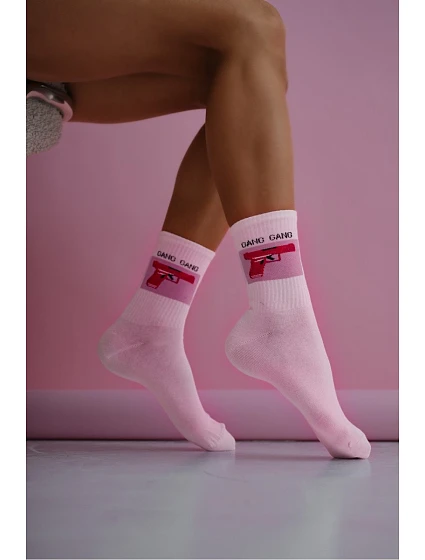 Dámské ponožky GANG GANG Růžové