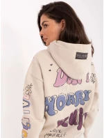 Bluza model 21378702 beżowy - FPrice Bluza model 21378702 beżowy - FPrice