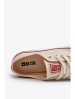 Dámske nízke tenisky Big Star Beige Dámske nízke tenisky Big Star Beige