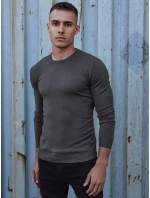 Pánský klasický svetr tmavě šedý Dstreet model 21980564 - FashionStreet Pánský klasický svetr tmavě šedý Dstreet model 21980564 - FashionStreet