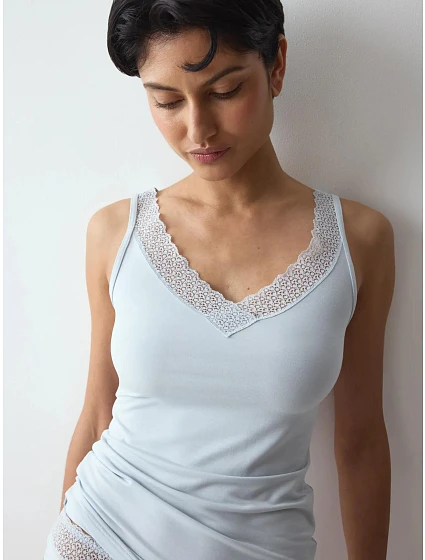 Dámske tielko Feel of Modal Tank Top Pearl Grey, svetlosivé – TRIUMPH Dámske tielko Feel of Modal Tank Top Pearl Grey, svetlosivé – TRIUMPH