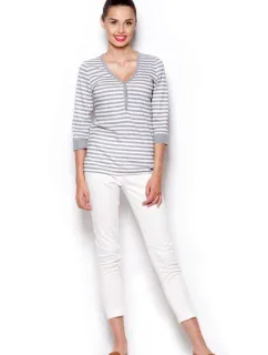 Dámske tričko M289 grey - fígľov