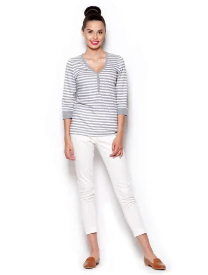 Dámske tričko M289 grey - fígľov