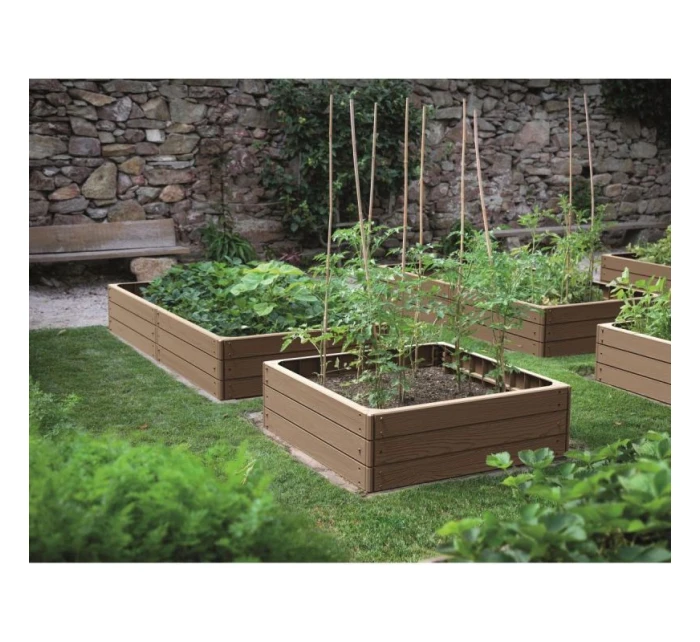 BASE WOOD GARDEN ROCK 4 ELEMENTS RUSTIC BRICKS detské