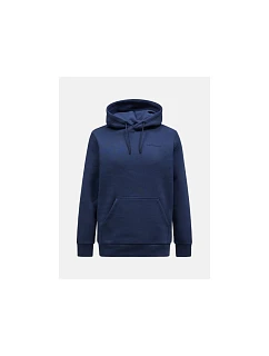 Pánská mikina PEAK PERFORMANCE Original Small Logo Hood Men, barva: tmavě modrá
