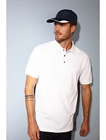 JN 708 Pánské piqué polo white model 22488467 - Daiber JN 708 Pánské piqué polo white model 22488467 - Daiber
