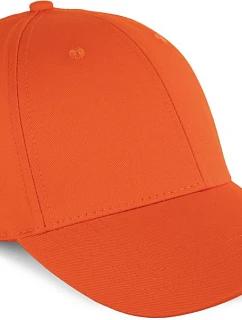 K-up KP 352 6-panelová čiapka s kšiltom 20.0352 spicy orange