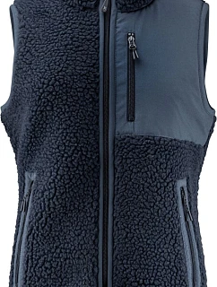 Fleece Vest Women Dámská fleecová vesta Sherpa "TwoTone" navy model 22453609 - James Harvest