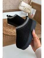 Detské snežnice pre mládež s jahňacou kožou Black Selathiel Detské snežnice pre mládež s jahňacou kožou Black Selathiel