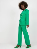 Dámske sako DHJ MA 15555 zelené