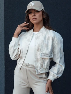 Dámská béžová bomber bunda Dstreet model 21979611 - FashionStreet