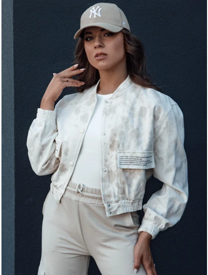 Dámská béžová bomber bunda Dstreet model 21979611 - FashionStreet