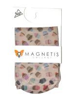 Dámske vzorované ponožky Magnetism lycra 20 den