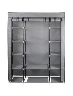 TEXTILNÁ ZÁHRADA 175x133x43cm TEMNE ŠEDÁ 28873 TEXTILNÁ ZÁHRADA 175x133x43cm TEMNE ŠEDÁ 28873