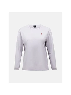 Dámské tričko PEAK PERFORMANCE W Trail Longsleeve, šedá barva