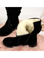 RIEKER W RKR130 zateplené kožené čižmy RIEKER W RKR130 zateplené kožené čižmy