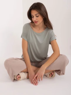Blúzka D12100R02646A khaki