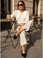 Dámske semišové baleríny so špicatou špičkou čierne FashionStreet ZY1424