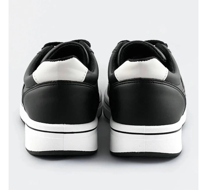 Čierno-biele dámske športové topánky (AD-587)