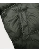 Dámská bunda v army barvě se střihem model 21246844 - S'WEST