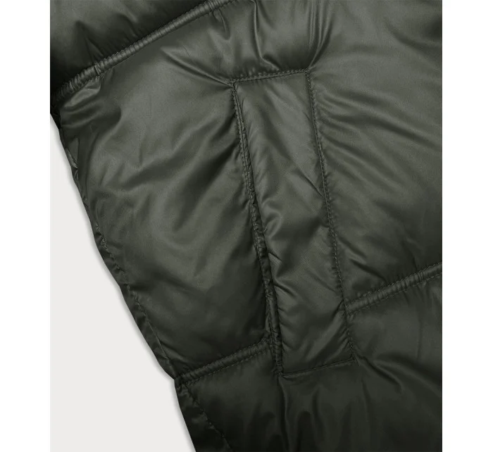Dámská bunda v army barvě se střihem model 21246844 - S'WEST