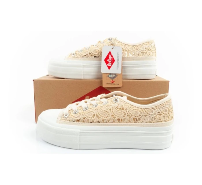 buty sportowe damskie  platforma dámské model 21360858 - Lee Cooper