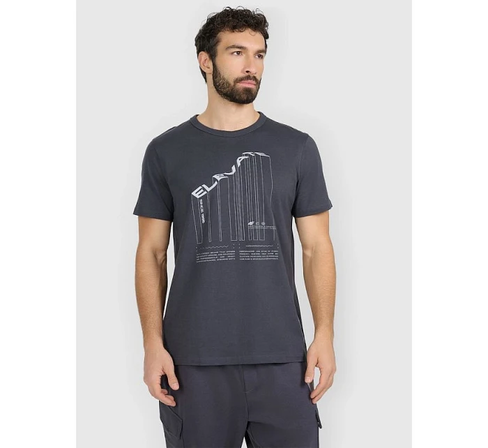 Tshirt regular z nadrukiem męski 4F model 22086798 - Hikvision